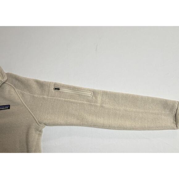 Patagonia Better Sweater Fleece 1/4 Zip Pullover Top Women's Small Oyster White - Picture 6 of 13